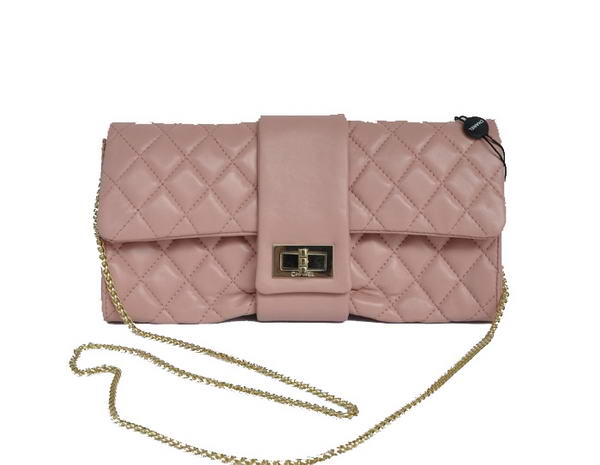 Fake Chanel Mademoiselle Turnlock Clutch Bags 2253 Pink On Sale
